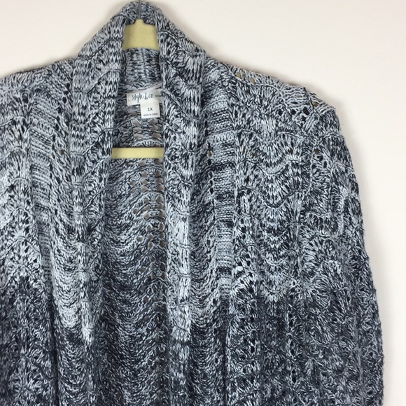 Style & Co - Long Cardigan Sweater - Picture 2 of 7